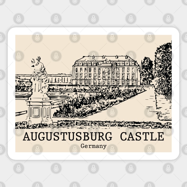 Augustusburg Castle - Germany Magnet by Lakeric